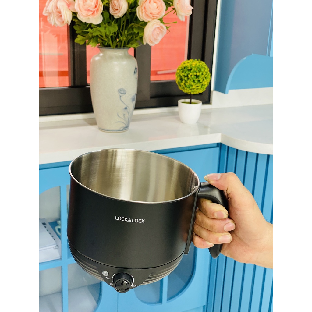 NỒI ĐIỆN ĐA NĂNG CA ĐIỆN LOCK&amp;LOCK 1.2L EJP316BLK CHÍNH HÃNG BẢO HÀNH 12 THÁNG