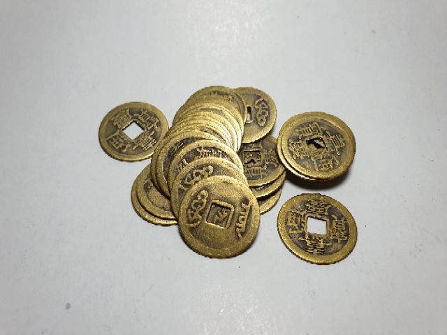 Tiền Xu Chiêu Tài Chất Liệu Đồng Vàng | BigBuy360 - bigbuy360.vn