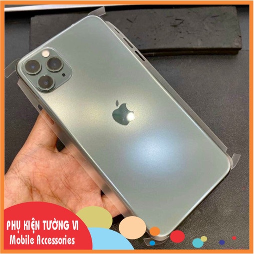 Miếng dán PPF nhám mặt lưng siêu bền, phủ nano cực mịn cho iPhone