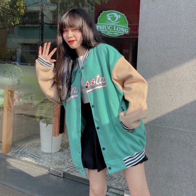 Áo khoác Bomber Jacket BROAD chất dạ nhung dày dặn cực đẹp form Unisex Nam Nữ ( Hình thật 100% cực đẹp) | BigBuy360 - bigbuy360.vn