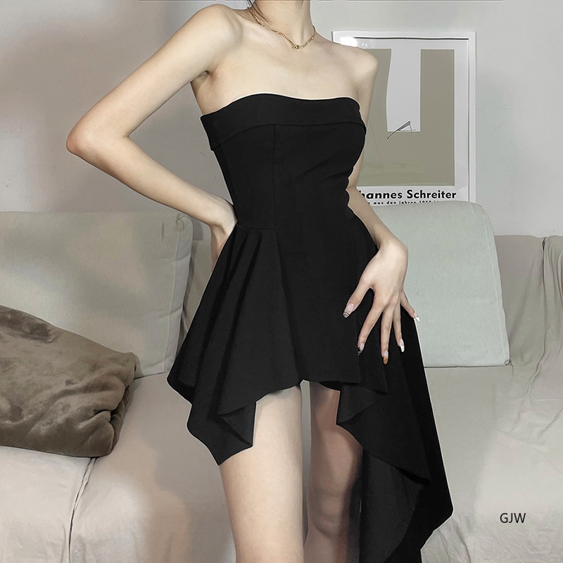 DUNEA Đầm Dự Tiệc Lệch Vai Xinh Xắn Dành Cho Nữ
