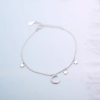 Lắc tay bạc 925 trăng sao lt03
