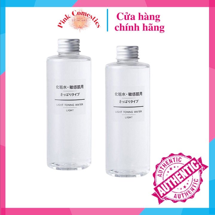 Nước Hoa Hồng Toner Muji Light Toning Water 200ml Nhật Bản