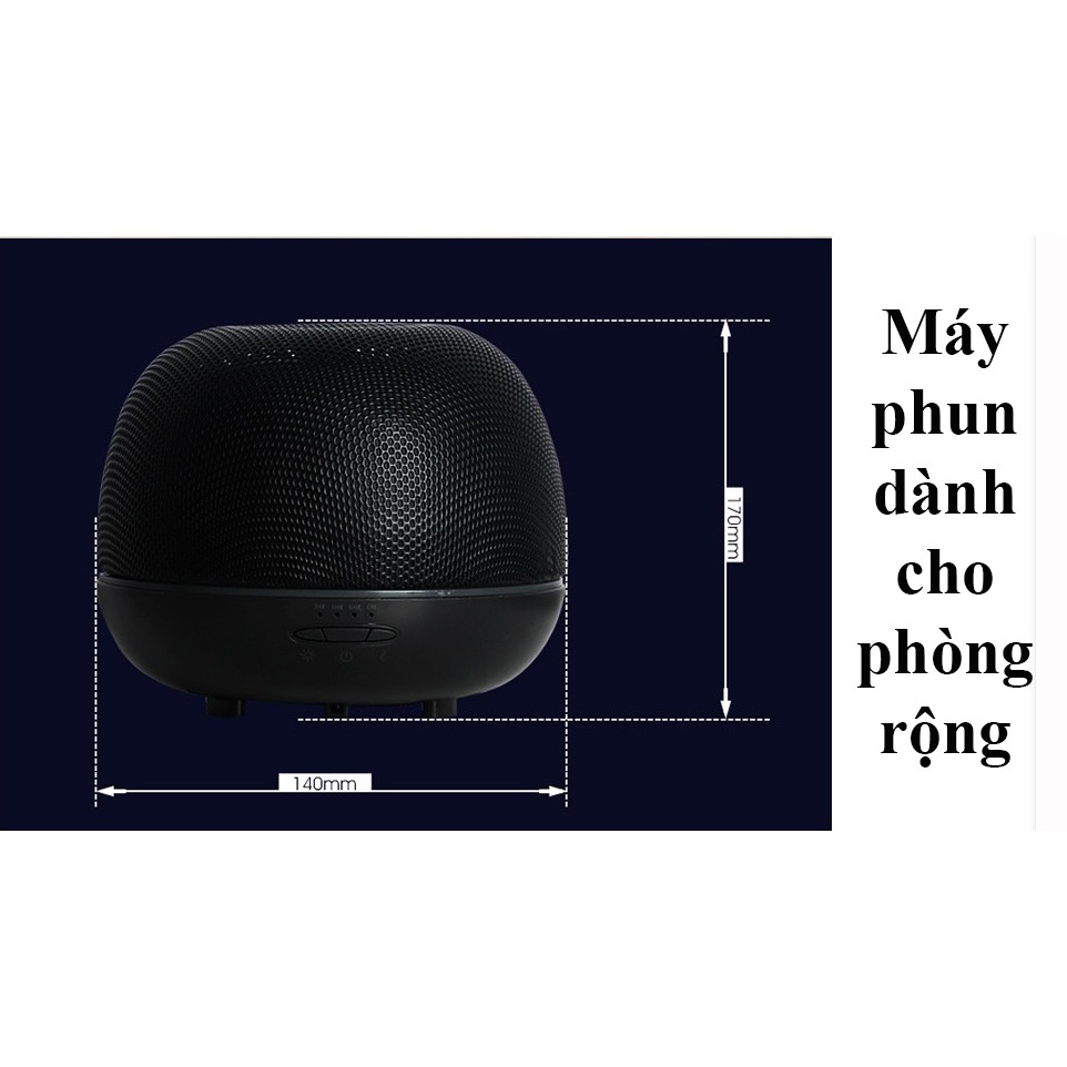 &lt;Hãng Ellestfun&gt; Máy phun tinh dầu tròn sắt remote điều khiển từ xa, phun 15H, Bảo hành 6 tháng, công suất lớn