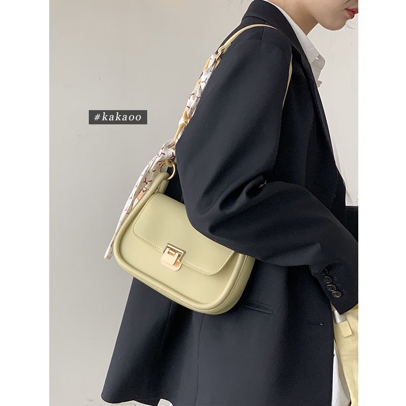 ENVIROSAX Túi đeo chéo nữ đeo chéo phối viền khoá tròn màu