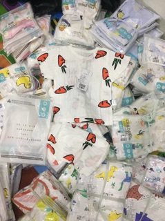 Combo 4 bộ cotton giấy cho bé