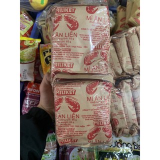 Sét 10 Gói Mì Tôm Giấy Miliket 65g