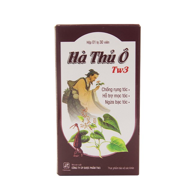 HÀ THỦ Ô TW3 - Giúp Giảm Tóc Gãy Rụng và Bạc Sớm