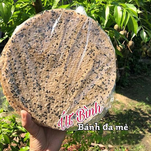 Bánh Đa Mè Giòn Út Bình (Bịch 5 Cái)