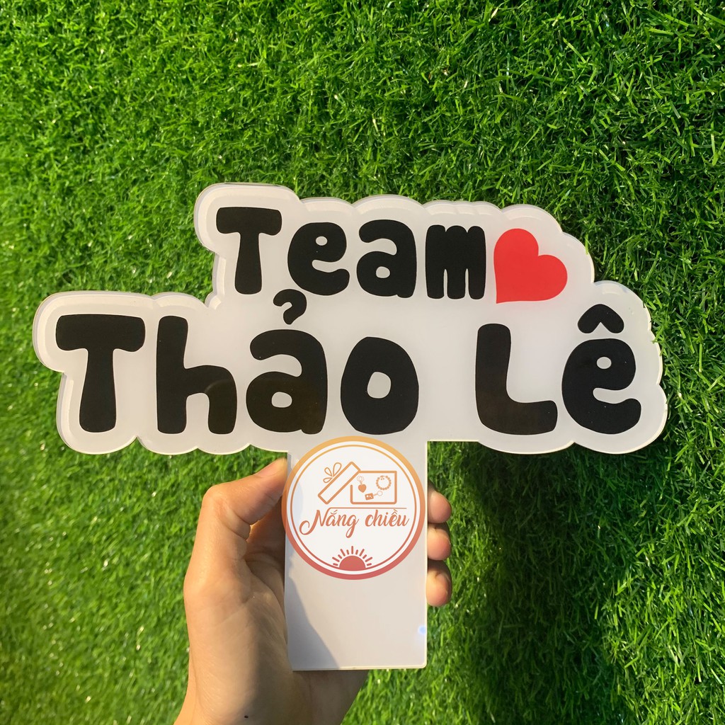 Bảng hashtag cầm tay xinh xắn cho team, đội, nhóm - Phụ kiện chụp hình thêm sinh động