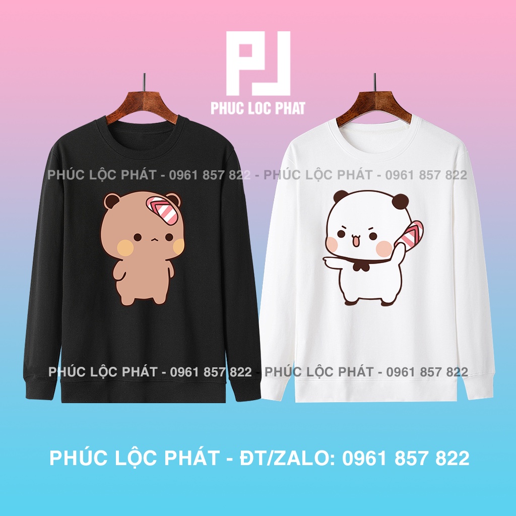ÁO ĐÔI SWEATER THU ĐÔNG ÁO CẶP CUTE