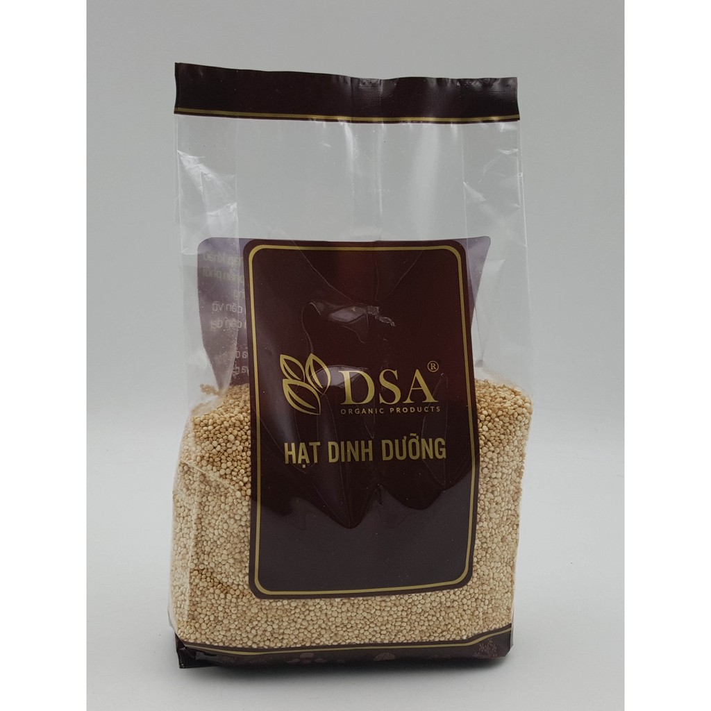 Hạt Diêm Mạch Trắng Hạt Diêm Mạch Trắng White Quinoa Organic Hiệu DSA Organic. Khối lượng 500gr.