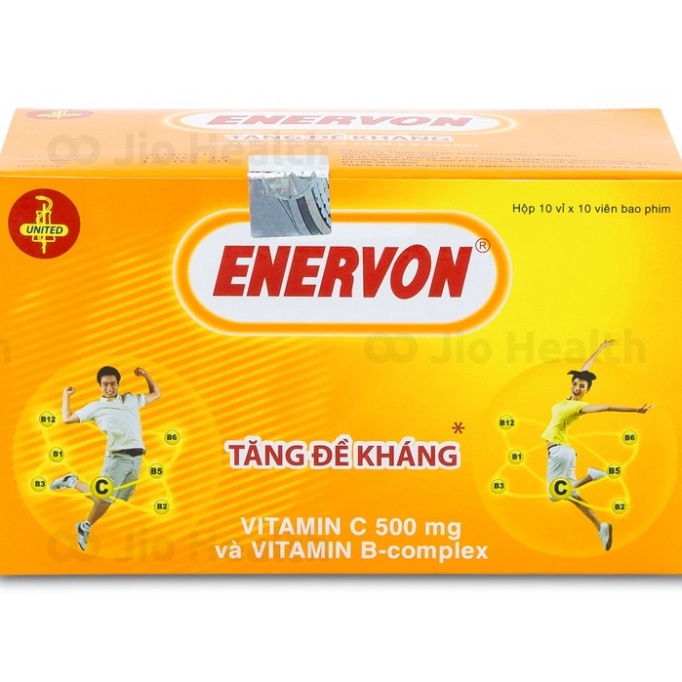 [Chính hãng] Enervon C - Tăng đề kháng, Vitamin C và Vitamin B-Complex set 1 vỉ 10 viên Enervon