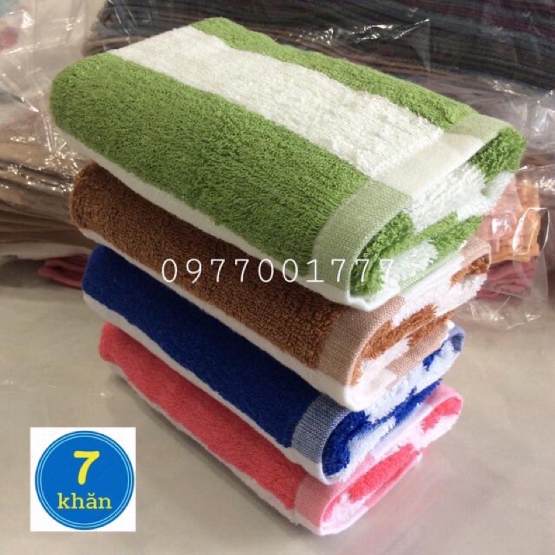 Khăn tắm vừa 50x100cm Kẻ sọc 100% cotton siêu đẹp - KMH