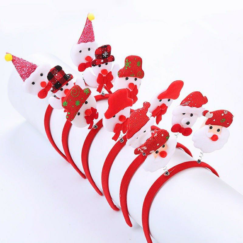 Băng đô quà tặng giáng sinh bờm tóc, kẹp tóc noel