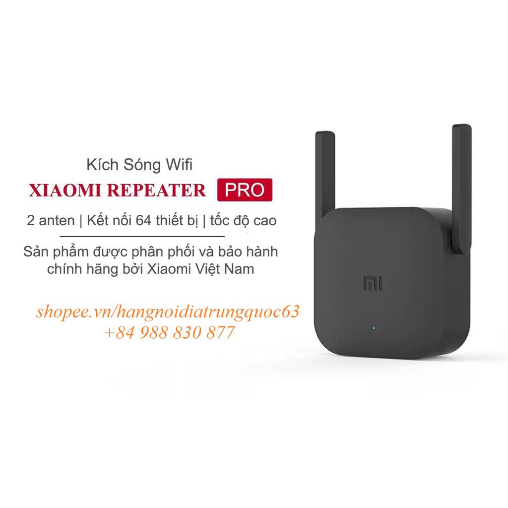 Thiết bị kích sóng Xiaomi Wifi Repeater Pro bộ kích sóng wifi Xiaomi Pro|BH 3 tháng | BigBuy360 - bigbuy360.vn