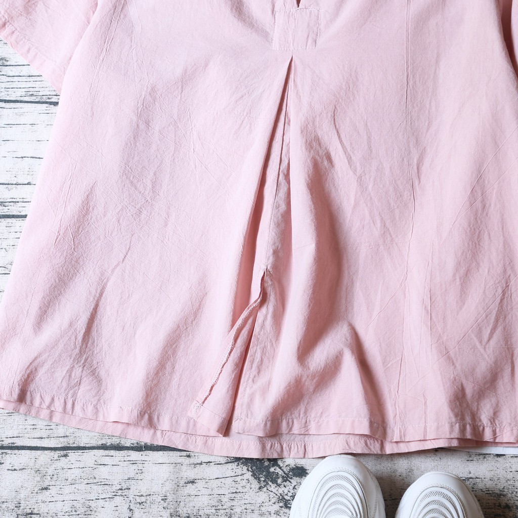ÁO MORI TRƠN BABYDOLL XẺ VẠT