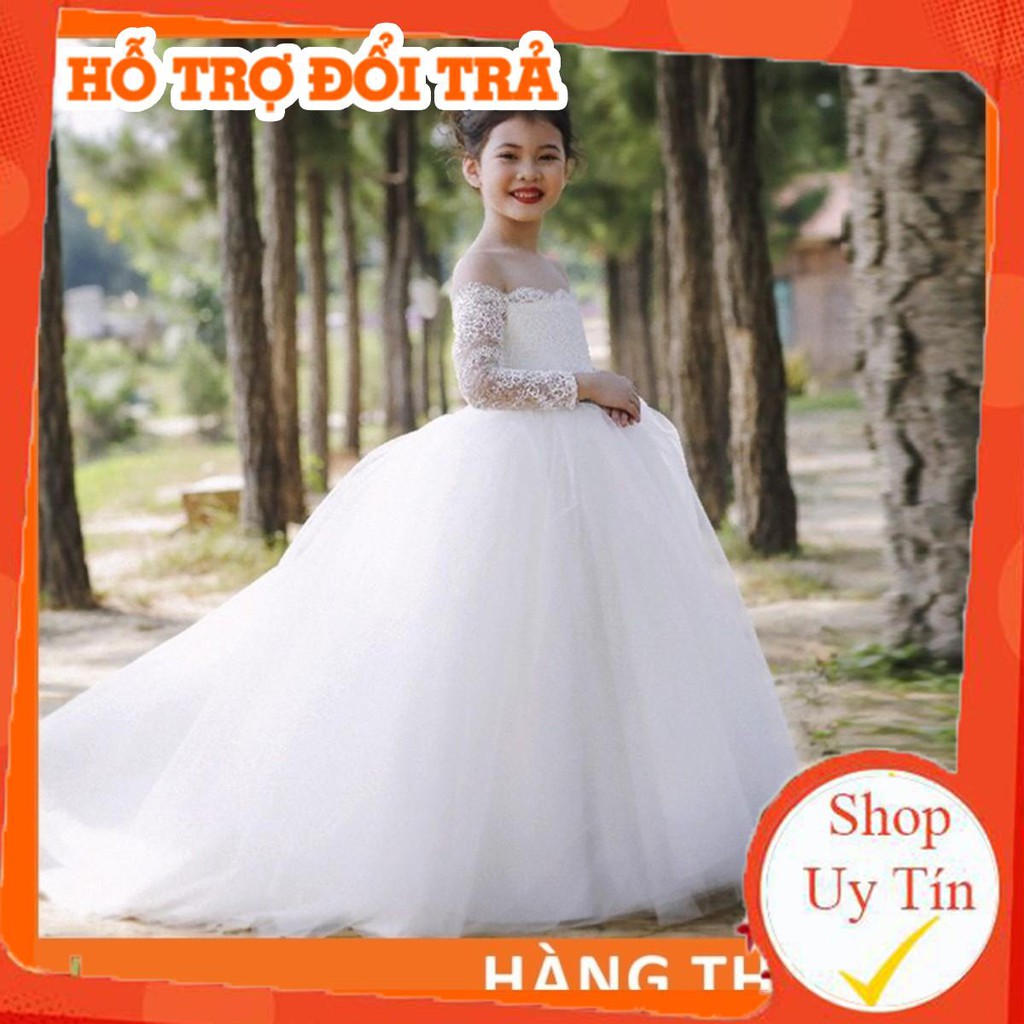 váy phù dâu nhí bé gái, váy flower girl bé gái, đầm phù dâu nhí