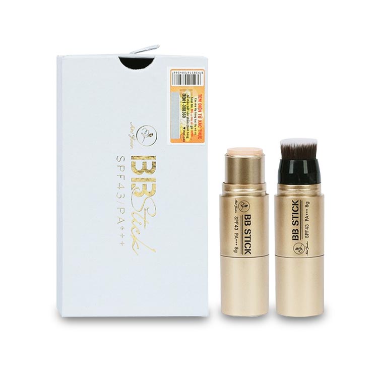 Kem Nền Che Khuyết Điểm Dạng Thỏi 8G Mini Garden BB Stick SPF 43 PA+++ Kèm Đầu Cọ Trang Điểm (KN0001), Ebi Cosmetics