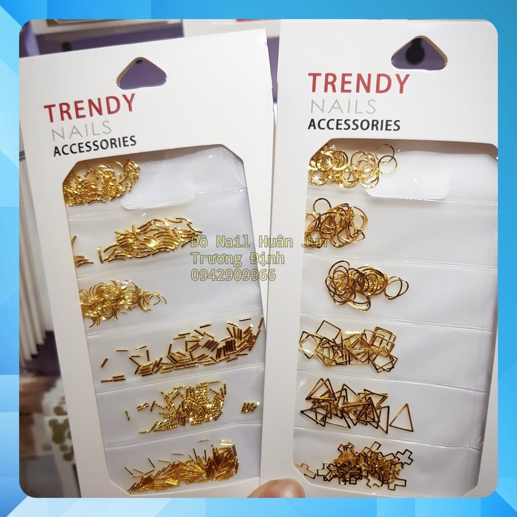Set 6 ô phụ kiện trang trí móng