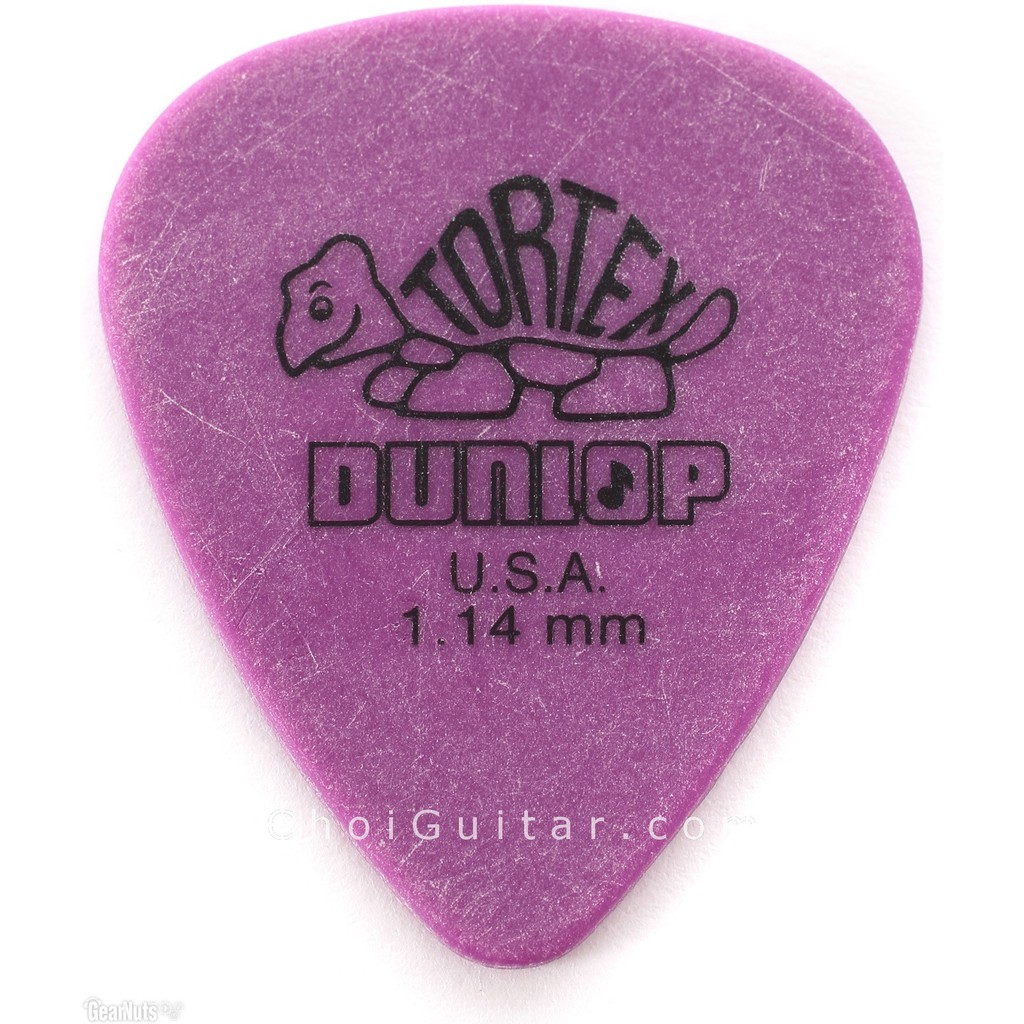 USA 1 Dunlop Tortex Standard 6 độ dày tùy chọn - Phím / Móng gảy guitar/bass