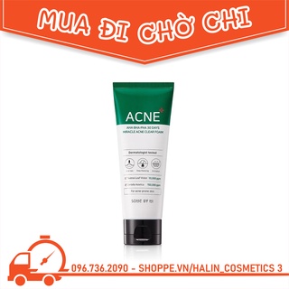 Sữa Rửa Mặt  💖FREESHIP💖 Sữa Rửa Mặt "Thần Kỳ" Some By Mi AHA-BHA-PHA 30 Days Miracle Acne Clear Foam 100ml HALIIN080