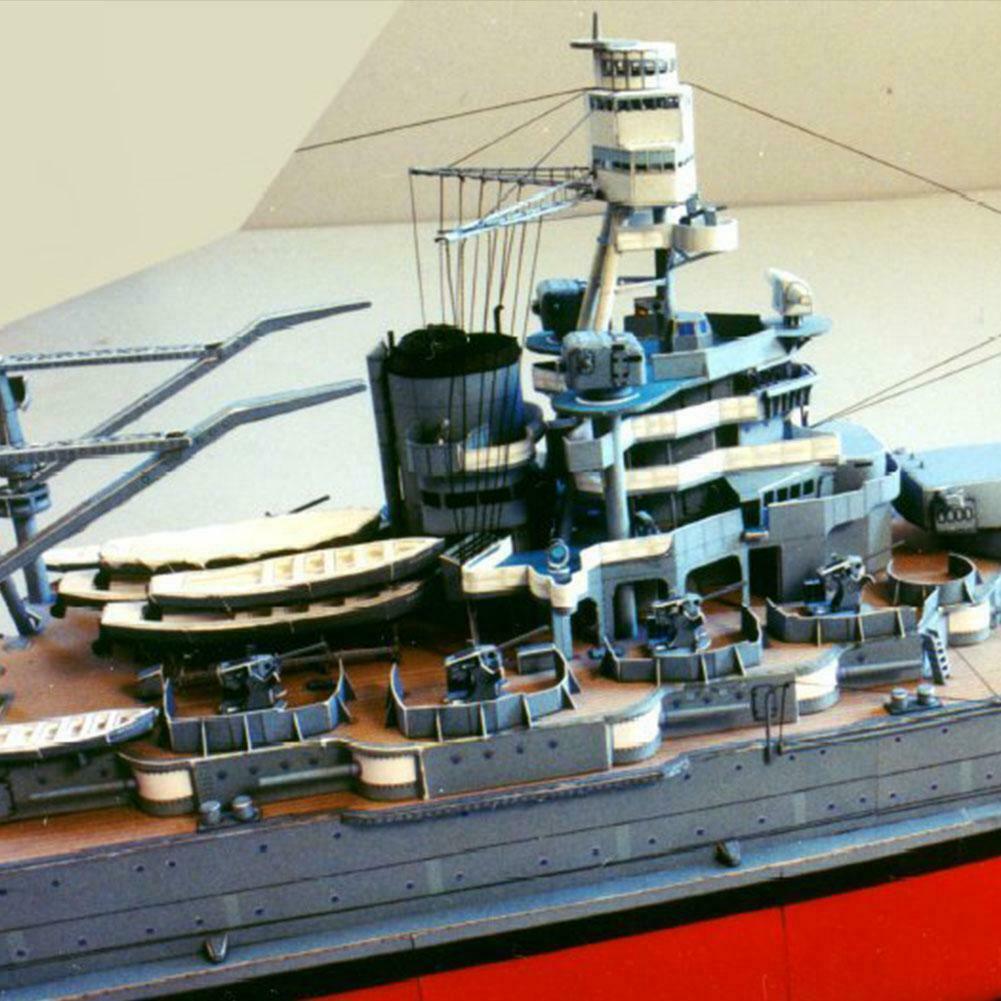 Mô Hình Máy Bay Chiến Đấu 3d Diy Tỉ Lệ 1: 250 Uss Arizona Bb-39