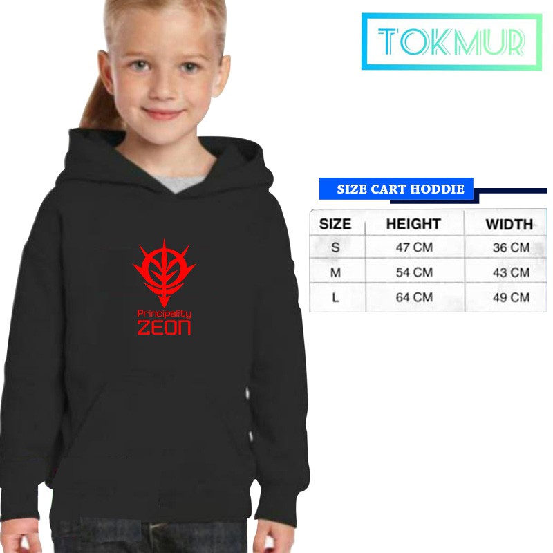 Áo Khoác Hoodie Vải Cotton Lông Cừu Dày In Hình Gundam Zeon Cá Tính Cho Nam