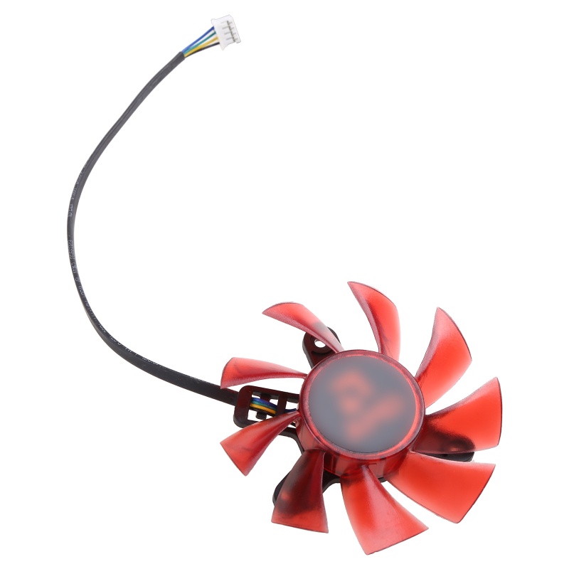 Quạt Tản Nhiệt Thay Thế 75mm / 2.95in Cho Thẻ Đồ Họa AMDRX570 580 75mm FD8015U12S 4Pin 12V 0.5A