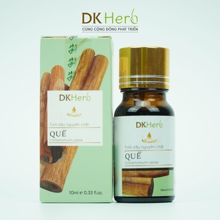 Tinh dầu quế việt nam nguyên chất dk herb 10ml - kiểm nghiệm gcms
