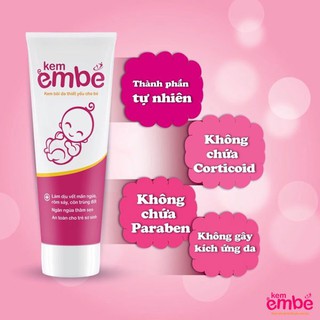 Kem Em Bé (hồng) 20g Ngừa Rôm Sảy, Hăm da, Chàm sữa, Mụn sữa, Muỗi đốt, Côn Trùng Cắn...