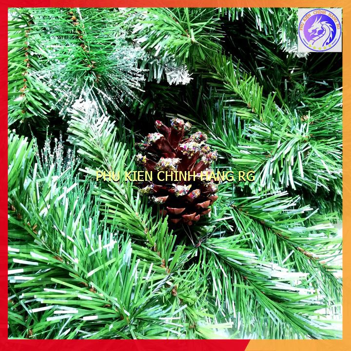 Dây Trang Trí Giáng Sinh Noel 3 Loại Lá Gắn Trái Thông Dài 270cm Dây Thông 2m7 Trang Trí Đẹp