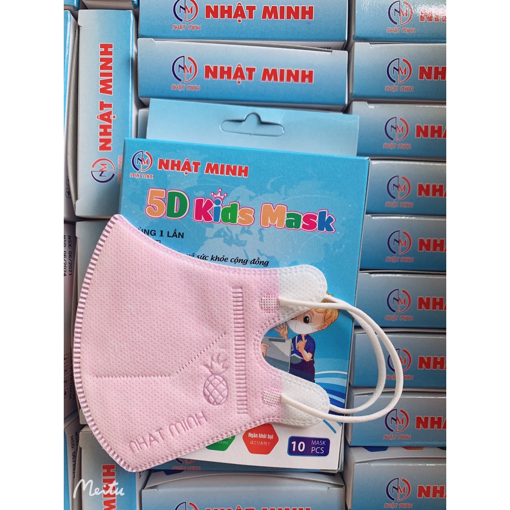 Khẩu trang Trẻ em 5D mask kid Nhật Minh Hộp 10 cái | BigBuy360 - bigbuy360.vn