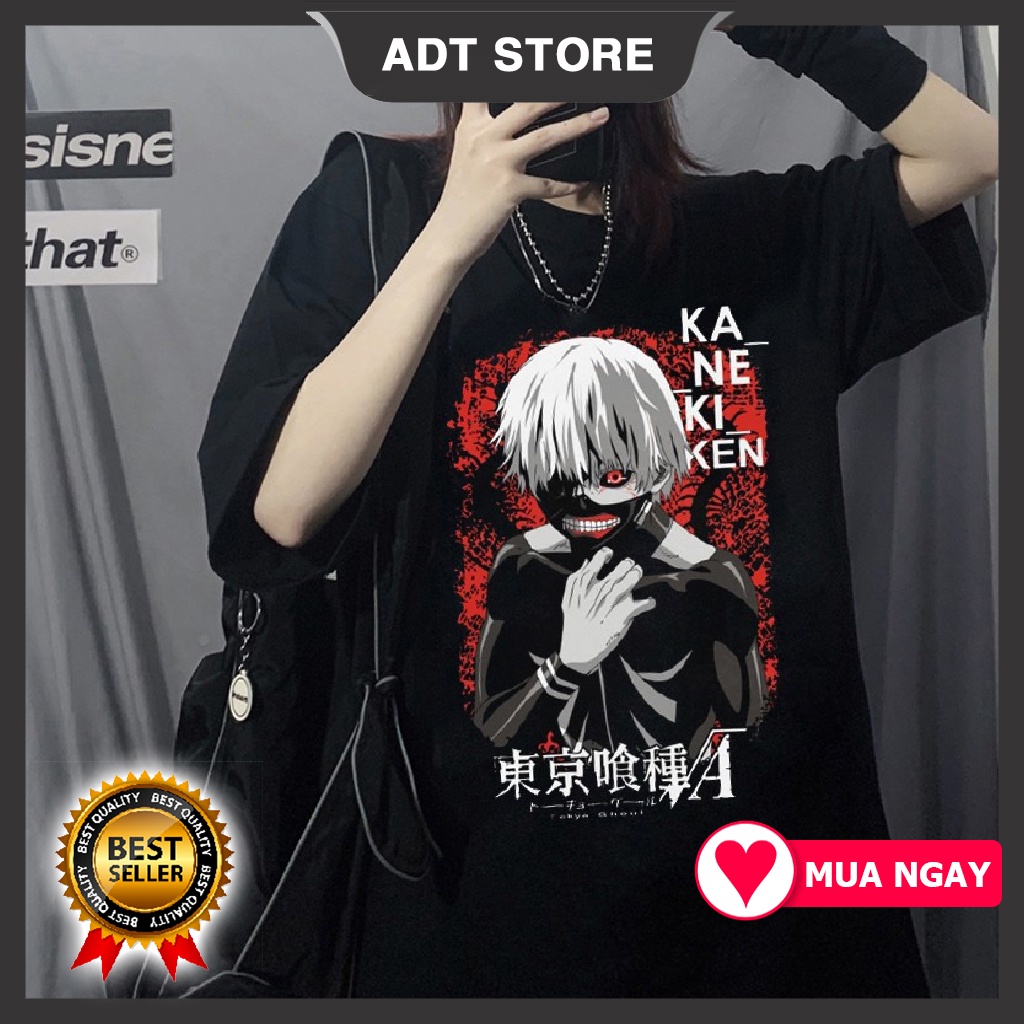 Top 4 Áo thun unisex Anime Kaneki Ken ngạ quỷ Tokyo Ghoul cực chất siêu HOT giá rẻ nhiều mẫu bán chạy