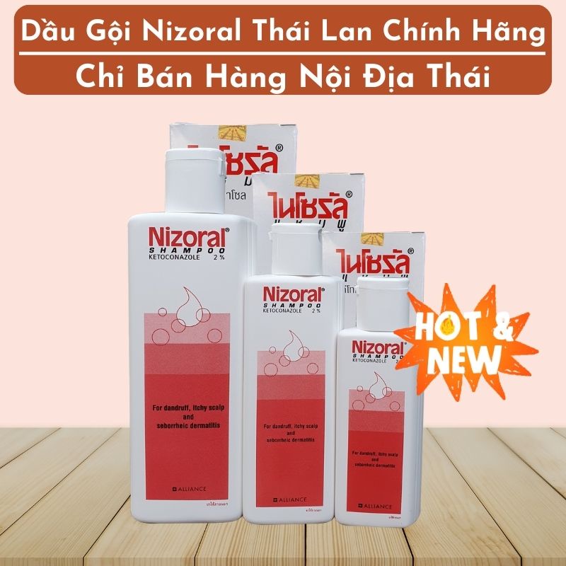 Dầu gội NIZO RAL Thái lan chính hãng,ngăn ngừa gàu,nấm ngứa,giúp da đầu khoẻ mạnh