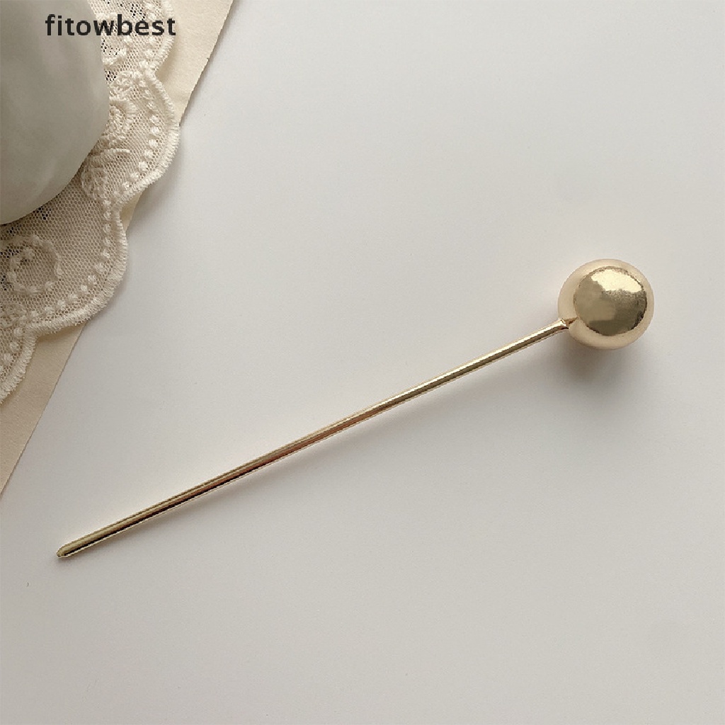 Trâm Cài Tóc Hình Nĩa Màu Vàng Cho Nữ