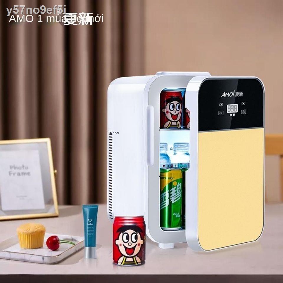 ☽⊕> mùa hè Tủ lạnh mini mới, cho thuê ký túc xá hộ gia đình nhỏ, tủ lạnh ô tô, tủ lạnh di động phòng ngủ hai người