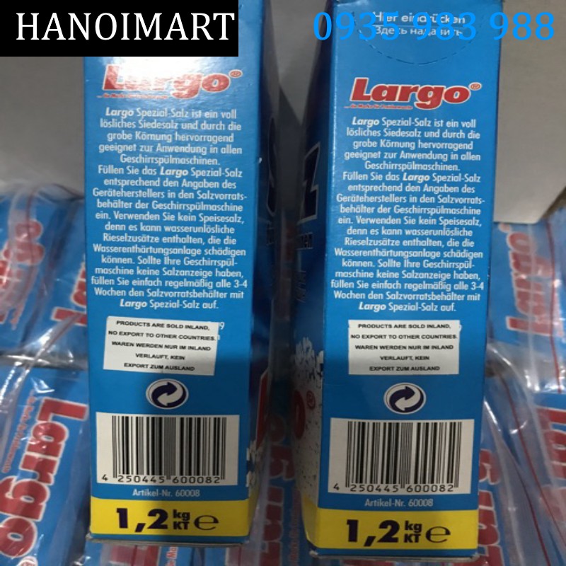 Muối rửa bát Largo- Hàng nội địa Đức