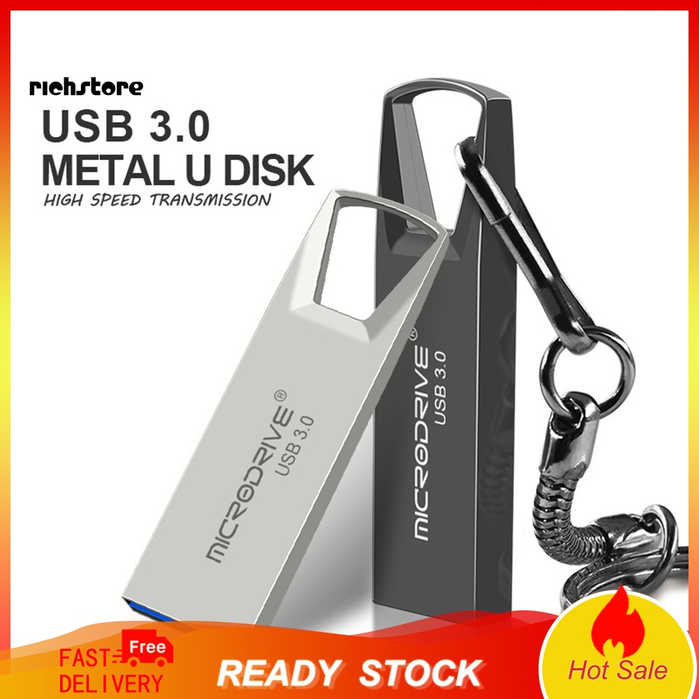 Ổ Đĩa USB 3.0 1 / 2TB Có Móc Khóa Giá Đỡ