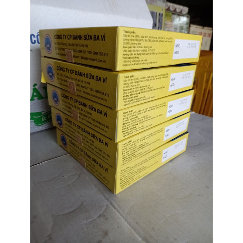 Combo 5 bánh sữa non baby
