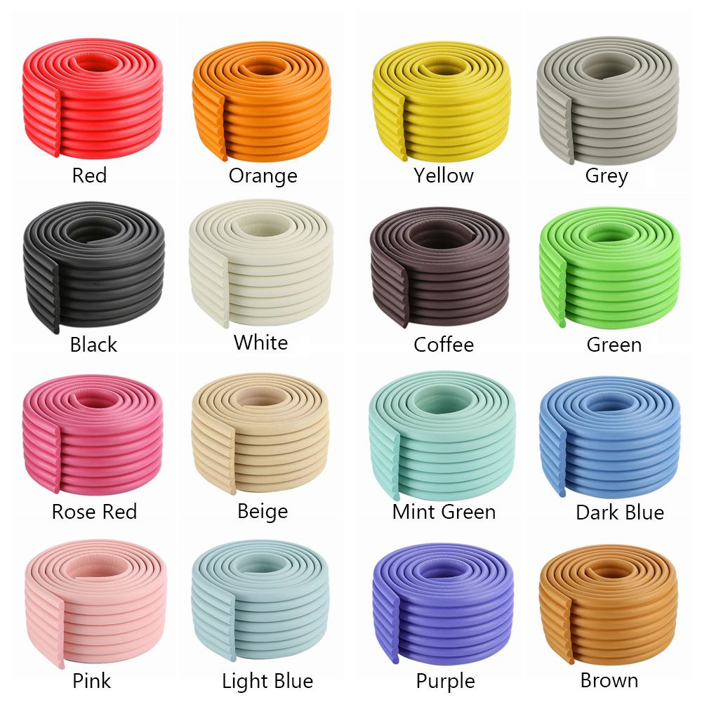 Cuộn dây bọc cạnh bàn 16 màu MIHAN1 2m bảo vệ an toàn cho bé