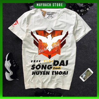 Áo thun free fire - áo ff rank huyền thoại