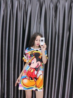 Đầm suông 3D