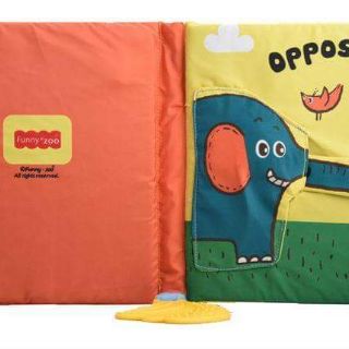 [ĐỒ_CHƠI_GIÁ_RẺ] Sách vải opposites đối lập