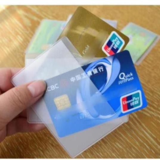 Bao nhựa bảo vệ thẻ ATM , THẺ CĂN CƯỚC , BẰNG LÁI XE