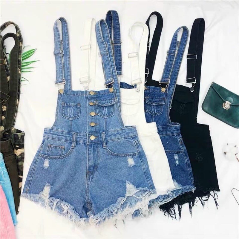 Shorts yếm bò