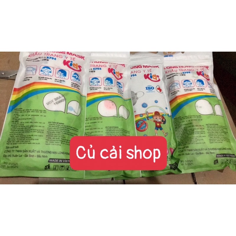 Khẩu trang KF94 trẻ em và người lớn