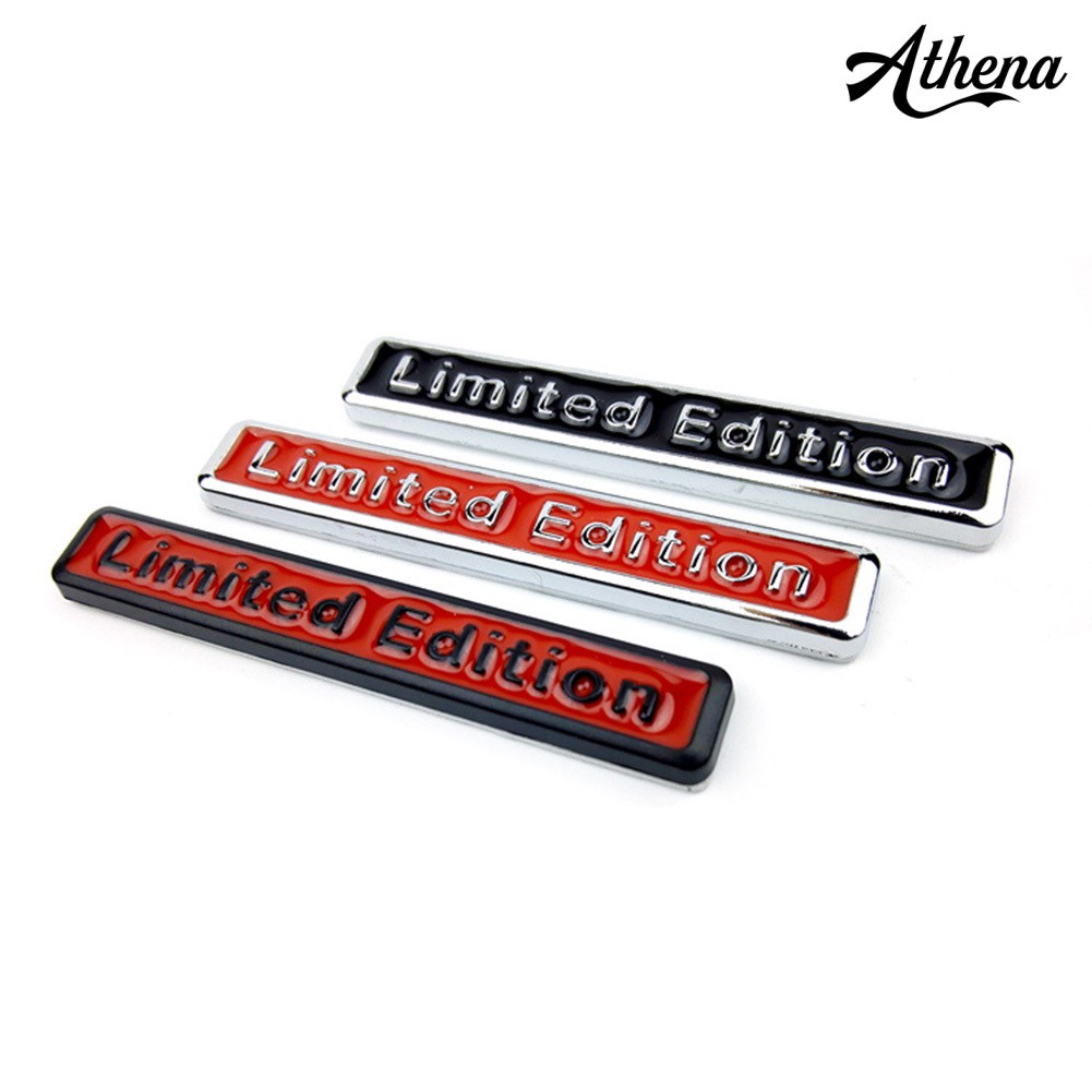 Miếng dán kim loại in hình chữ Limited Edition chuyên dụng cho trang trí xe hơi | BigBuy360 - bigbuy360.vn