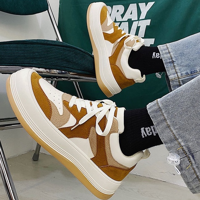 Giày Thể Thao Nam Hàng Quảng Châu size 39 đến 44 - Chất Da phối Da Lộn cao cấp