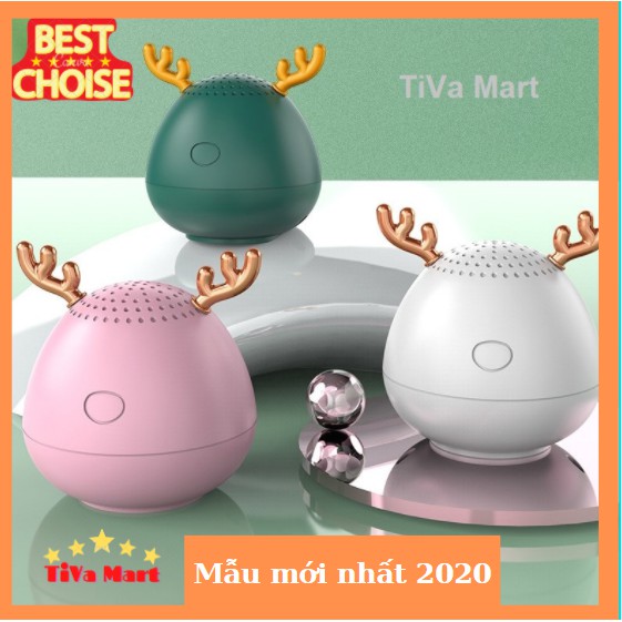 [Mẫu Mới Nhất 2020] Loa Bluetooth Mini Kiểu Dáng Mới_Siêu Nhỏ Gọn, 3 Màu Siêu Đáng Yêu_TiVa Mart